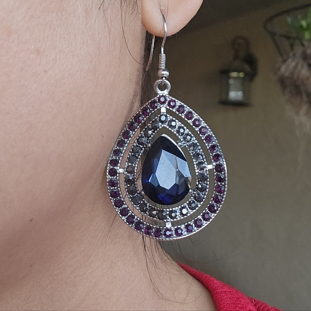 Royal Squad - Multi earrings by Paparazzi Accessories